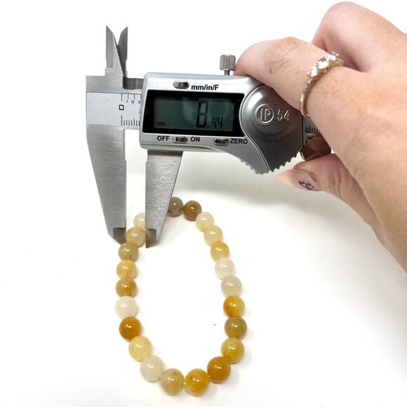 Yellow Aventurine Bracelet Jewelry crystal beaded accessories handmade boho NEW - Picture 10 of 10